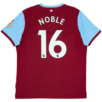 2019-20 West Ham Home Shirt Noble #16 - 9/10 - (XL)