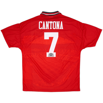 1994-96 Manchester United Home Shirt Cantona #7 - 7/10 - (XL)
