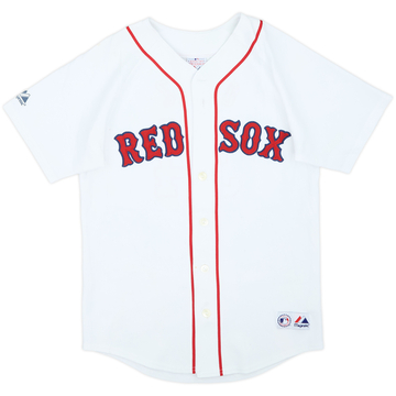 2003-08 Boston Red Sox Ortiz #34 Majestic Home Jersey - 5/10 - (13-14 Years)