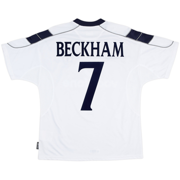 2000-01 Manchester United Away Shirt Beckham #7 - 8/10 - (M)