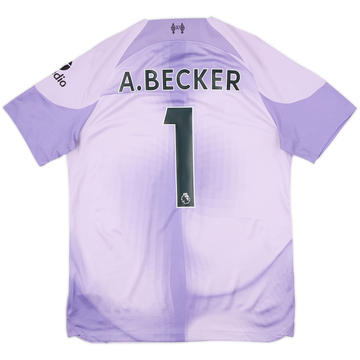 2022-23 Liverpool GK Shirt A.Becker #1 - 8/10 - (M)