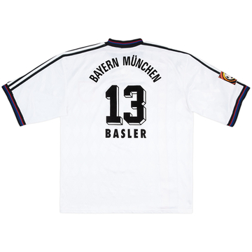 1996-98 Bayern Munich Away Shirt Basler #13 - 8/10 - (XL)