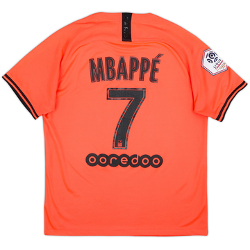 2019-20 Paris Saint-Germain Away Shirt Mbappe #7 - 7/10 - (L)