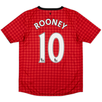 Camiseta de local del Manchester United 2012-13 Rooney #10 - 8/10 - (15-16 Años)
