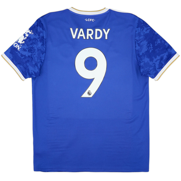 2021-22 Leicester Home Shirt Vardy #9 - 8/10 - (L)