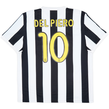2008-09 Juventus Home Shirt Del Piero #10 - 6/10 - (XL)