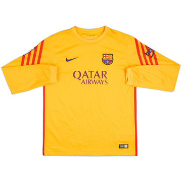 2015-16 Barcelona GK Shirt - 9/10 - (13-15 Years)