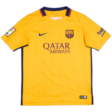2015-16 Barcelona Away Shirt - 9/10 - (13-15 Years)
