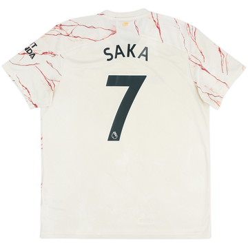 2020-21 Arsenal Away Shirt Saka #7 - 5/10 - (XL)