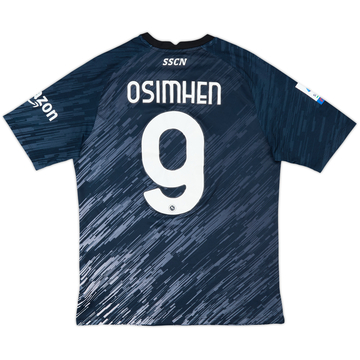 2022-23 Napoli Third Shirt Osimhen #9 - 6/10 - (L)