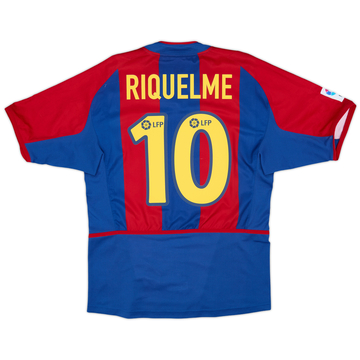 2002-03 Barcelona Home Shirt Riquelme #10 - 7/10 - (S)