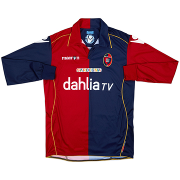 2010-11 Cagliari Home L/S Shirt - 8/10 - (L)
