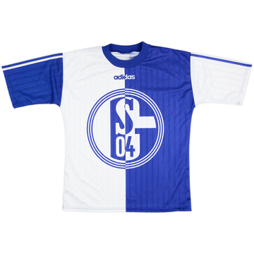 1996-97 Schalke adidas Training Shirt - 8/10 - (L/XL)