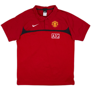 2010-11 Manchester United Nike Polo Shirt - 9/10 - (L)