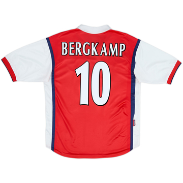 1998-99 Arsenal Home Shirt Bergkamp #10 - 6/10 - (M)