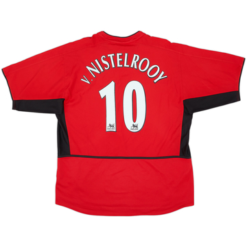 2002-04 Manchester United Home Shirt V. Nistelrooy #10 - 8/10 - (XL)