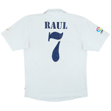 2002-03 Real Madrid Centenary Home Shirt Raul #7 - 5/10 - (S)