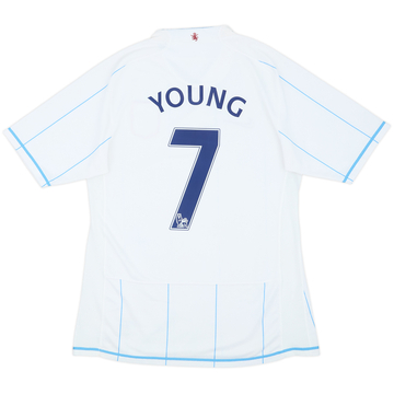 2007-08 Aston Villa Player Issue Away Shirt Young #7 - 7/10 - (M)