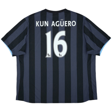 Camiseta de la tercera equipación del Manchester City 2012-13 Kun Aguero #16 - 6/10 - (4XL)