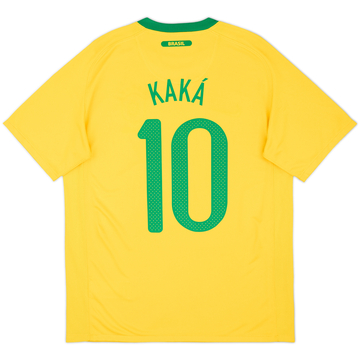 2010-11 Brazil Home Shirt Kaka #10 - 6/10 - (M)
