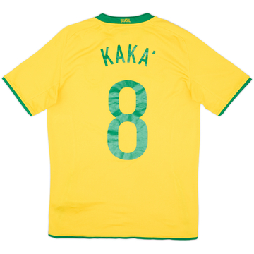 Camiseta de local de Brasil 2008-10 Kaka #8 - 6/10 - (S)