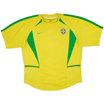 2002-04 Brazil Home Shirt - 4/10 - (XL)