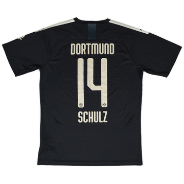 2019-20 Borussia Dortmund Player Issue Away Shirt Schulz #14 - 9/10 - (L)