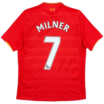 2016-17 Liverpool Home Shirt Milner #7 - 8/10 - (XL.Boys)