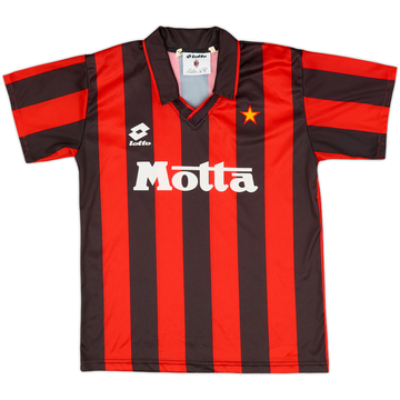 1993-94 AC Milan Home Shirt - 9/10 - (XL.Boys)
