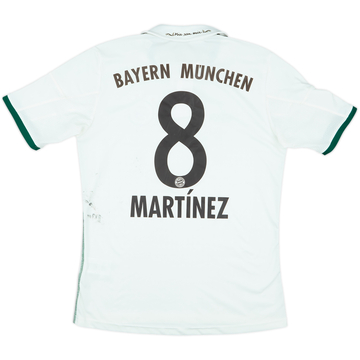 2013-14 Bayern Munich Away Shirt Martinez #8 - 5/10 - (XL.Boys)