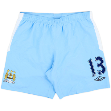 2011-12 Manchester City Home Shorts #13 - 6/10 - (XL)