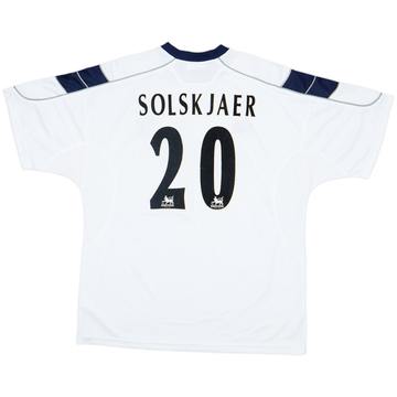 1999-00 Manchester United Third Shirt Solskjaer #20 - 8/10 - (XL)