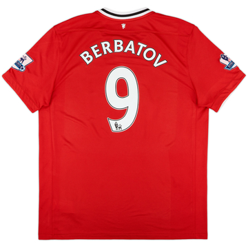 2011-12 Manchester United Home Shirt Berbatov #9 - 7/10 - (XL)