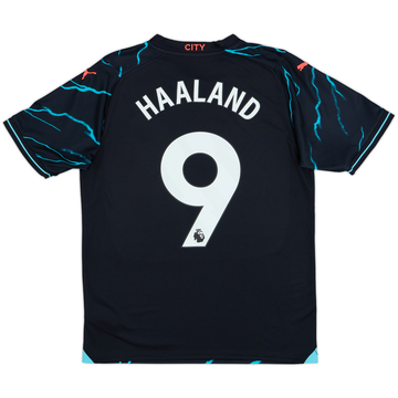 2023-24 Manchester City Third Shirt Haaland #9 - 10/10 - (M)