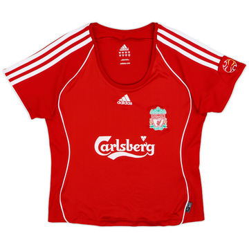 2006-08 Liverpool Home Shirt - 9/10 - (Women's M)
