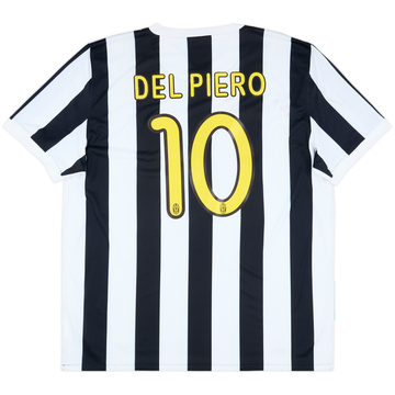 2009-10 Juventus Home Shirt Del Piero #10 (XXL)