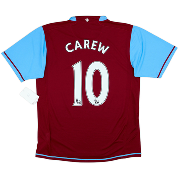2007-08 Aston Villa Home Shirt Carew #10 (M)