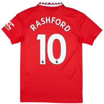 2022-23 Manchester United Home Shirt Rashford #10 (S)