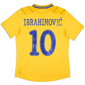 2012-13 Sweden Home Shirt Ibrahimovic #10 - 7/10 - (M)