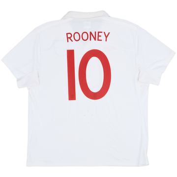 2009-10 England Home Shirt Rooney #10 - 7/10 - (XXL)