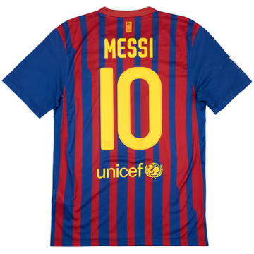2011-12 Barcelona Home Shirt Messi #10 - 6/10 - (S)
