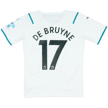 2021-22 Manchester City Authentic Away Shirt De Bruyne #17 - 10/10 - (S)