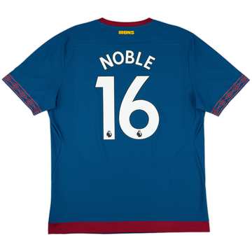 2018-19 West Ham Away Shirt Noble #16 - 10/10 - (XL)