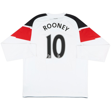 2010-12 Manchester United Away L/S Shirt Rooney #10 - 6/10 - (XL)