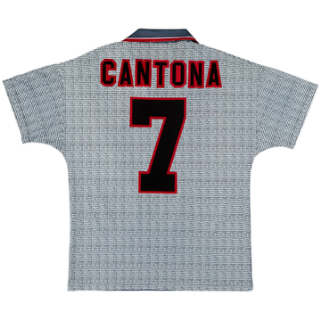 1995-96 Manchester United Away Shirt Cantona #7 - 8/10 - (M)
