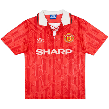 1992-94 Manchester United Home Shirt #11 - 6/10 - (S)