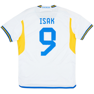 2022-23 Sweden Away Shirt Isak #9 - 8/10 - (L)