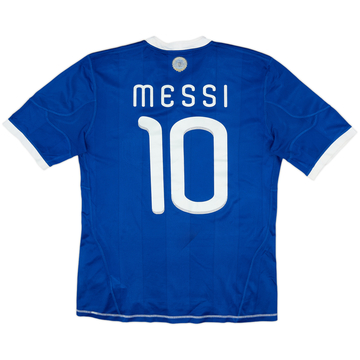 2010-11 Argentina Away Shirt Messi #10 - 5/10 - (M)