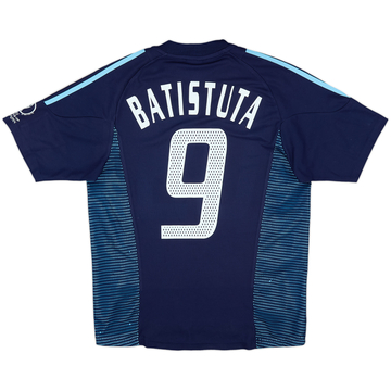 2002-04 Argentina Away Shirt Batistuta #9 - 7/10 - (S)