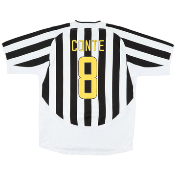 2003-04 Juventus Home Shirt Conte #8 - 6/10 - (L)